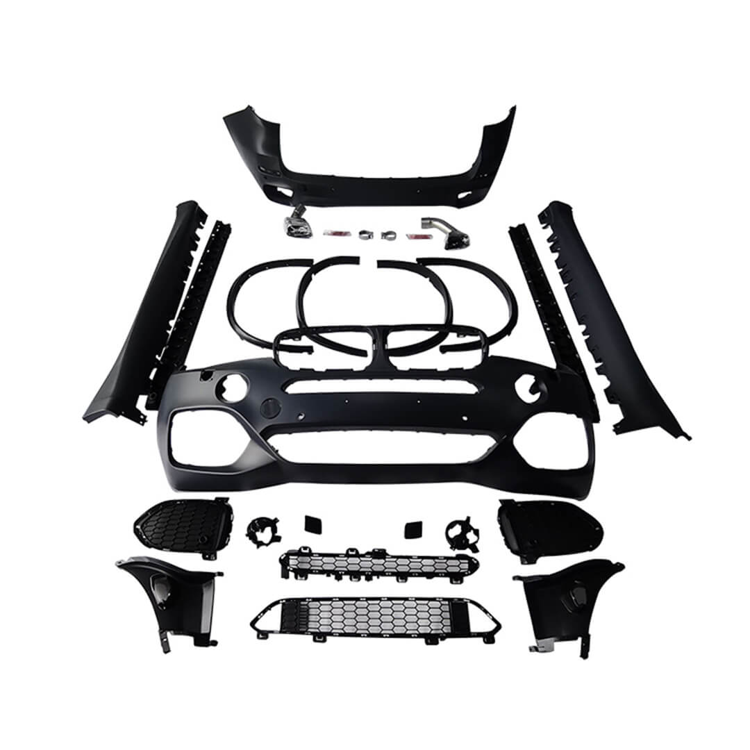 Gloss Black Rear Diffuser Lip For BMW X5 F15 – M Performance Warrior Style Body Kit