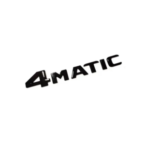 Mercedes 4 Matic crna oznaka-natpis